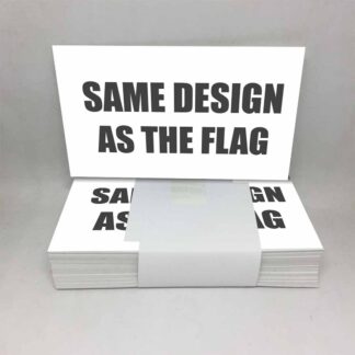 stickers the same design as flag