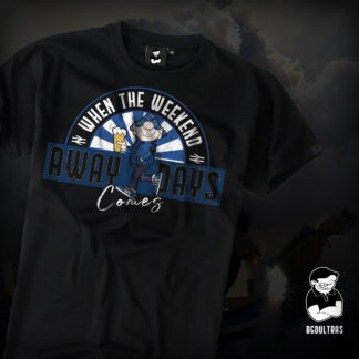 T-Shirt - When the Weekend comes - Blue